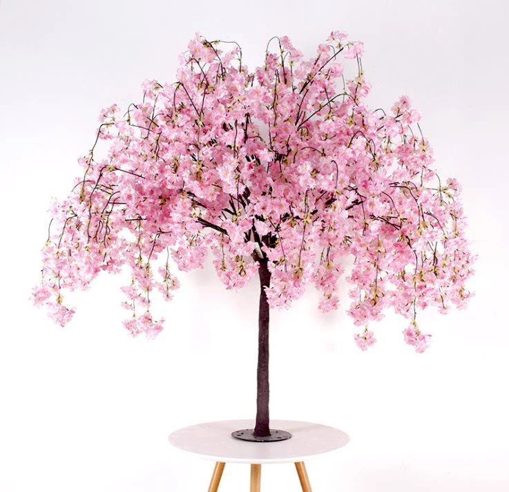 Wholesale Tabletop Decorative Floral Tree With Hanging Blossoms