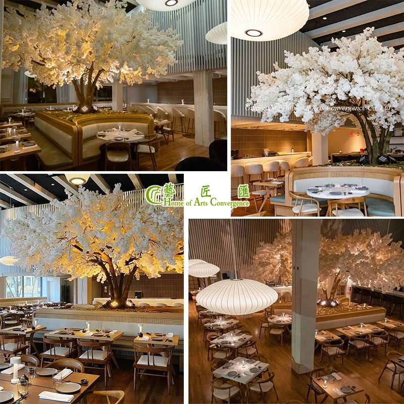 Luxury white cherry tree for restaurant