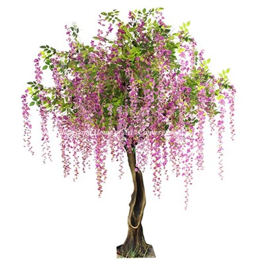 Árbol de glicinios decorativos