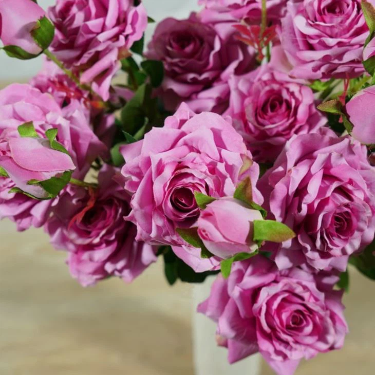 Artificial Rose And Hydrangea Bouquet