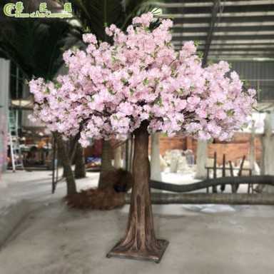 Árbol de cerezo japonés rosa hecho a mano