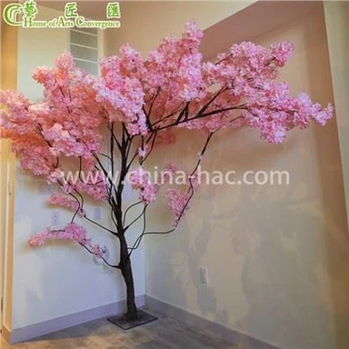 Árbol de flor de cerezo falso de estilo natural para decoración de esquinas