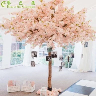 Árbol de flor de cerezo falso realista