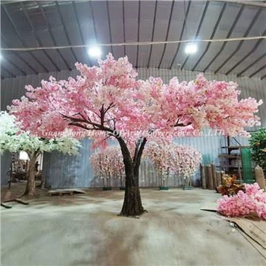 Decoración de árbol de cerezo falso grande